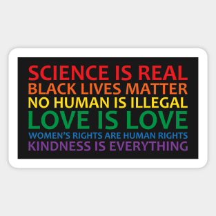 Human Rights & World Truths Sticker